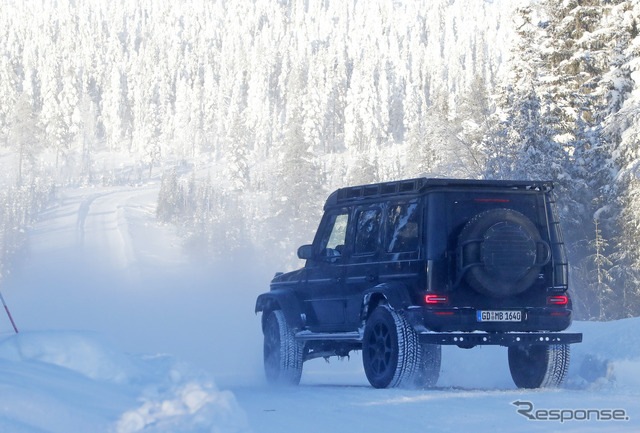 メルセデスベンツ Gクラス 4×4スクエアード 次期型プロトタイプ(スクープ写真)