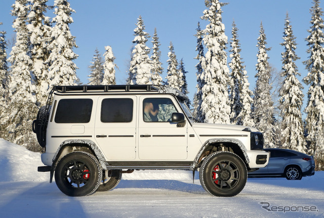 メルセデスベンツ Gクラス 4×4スクエアード 次期型プロトタイプ(スクープ写真)