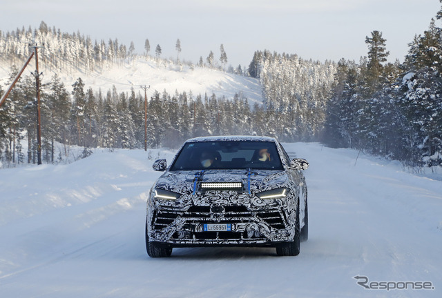 ランボルギーニ ウルス 改良新型プロトタイプ(スクープ写真)