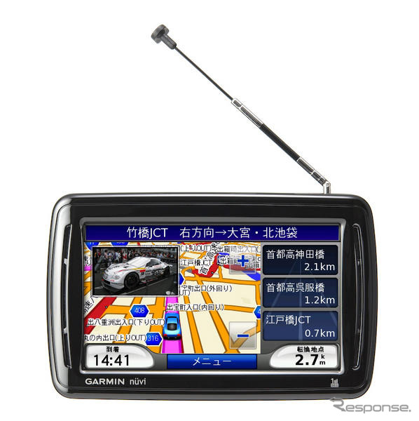 いいよねっと、GARMIN製PND「nuvi」2機種発表 ワイドスクリーン採用