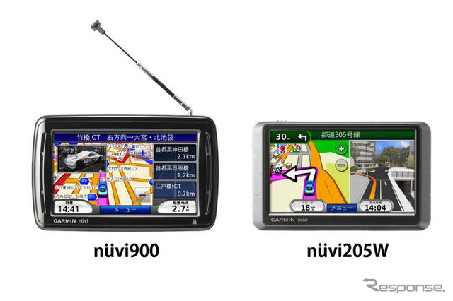 いいよねっと、GARMIN製PND「nuvi」2機種発表 ワイドスクリーン採用
