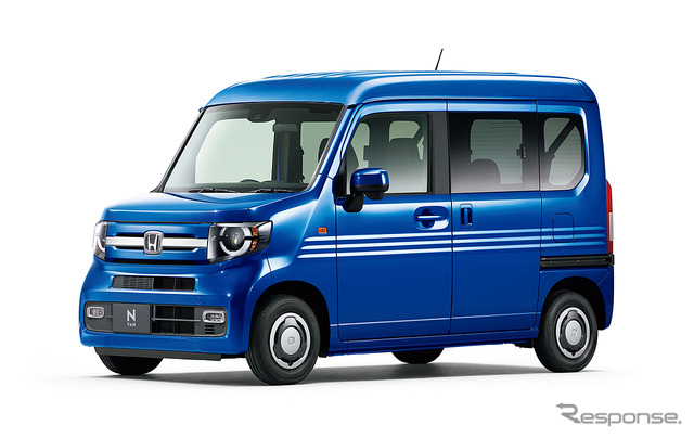ホンダ M-VAN +STYLE FUN(ブリリアントスポーティブルー・メタリック)