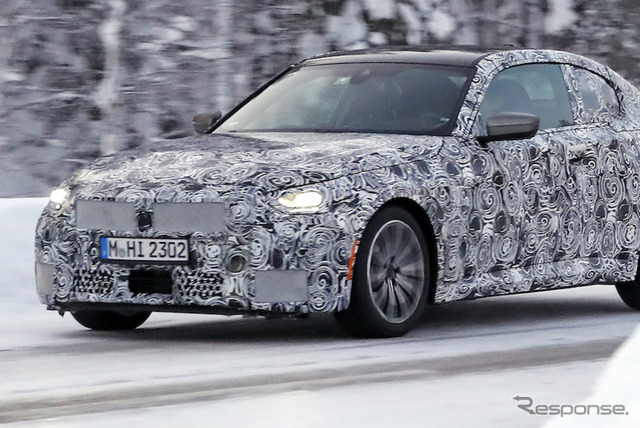 BMW 2シリーズクーペ「M245i」プロトタイプ(スクープ写真)