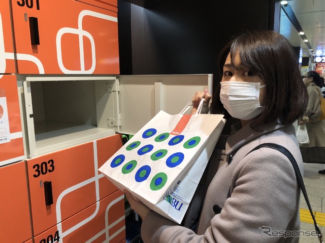 ボピスタ:ロッカーでの商品受け取り