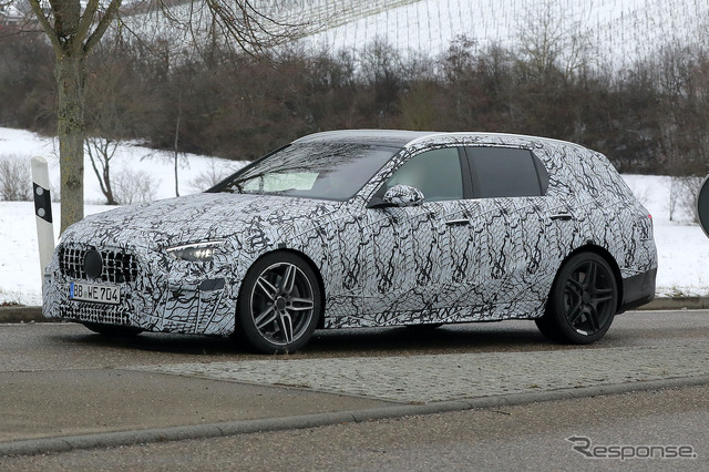 メルセデスAMG C53ステーションワゴン(仮)プロトタイプ(スクープ写真)