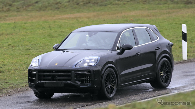 ポルシェ カイエン 改良新型プロトタイプ(スクープ写真)