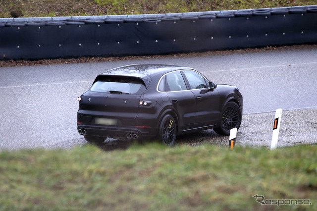 ポルシェ カイエン 改良新型プロトタイプ(スクープ写真)