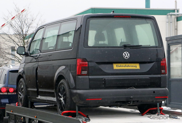 VW I.D. BUZZ 市販型プロトタイプ(スクープ写真)
