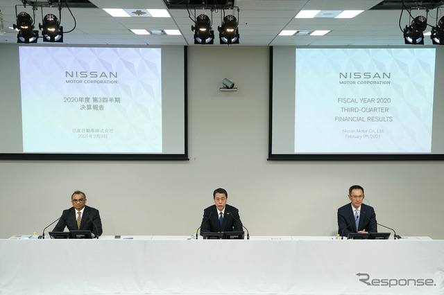 日産自動車の第3四半期決算