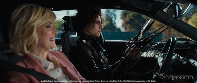 キャデラック・リリックを起用した映像『オール・エレクトリック・キャデラック・リリック:シザーハンズ・フリー』
