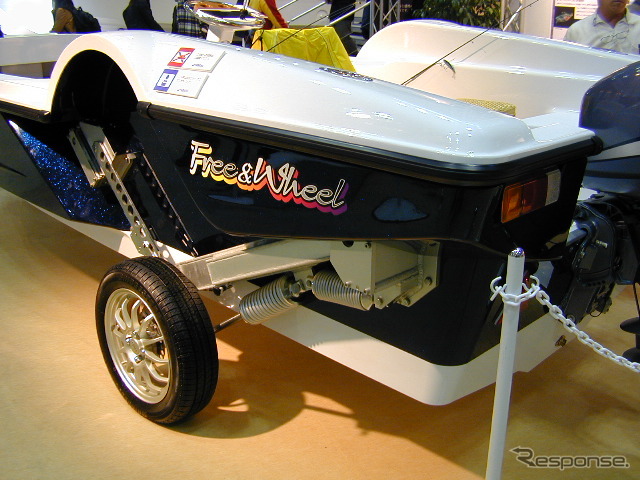 【東京ボートショー2002速報】ヤマハの水陸両用車、発売近付く!!