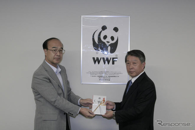 横浜ゴム、LIVE ecoMOTION の募金をWWFジャパンに寄付