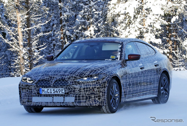 BMW i4 プロトタイプ(スクープ写真)