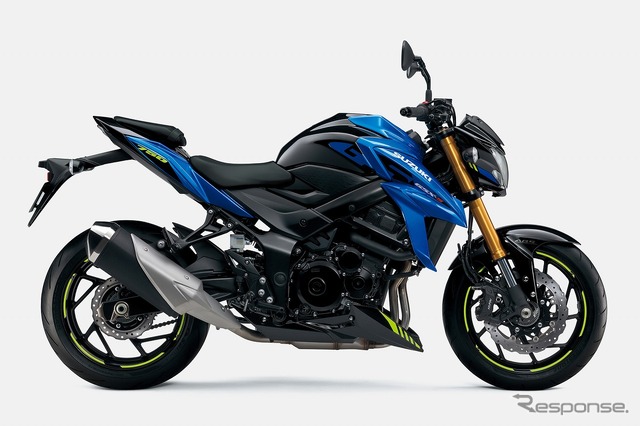 スズキ GSX-S750 ABS グラススパークルブラック/トリトンブルーメタリック