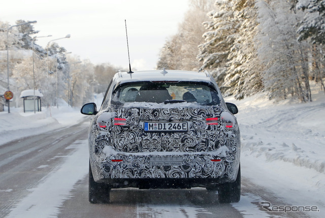 BMW iX3 改良新型プロトタイプ（スクープ写真）