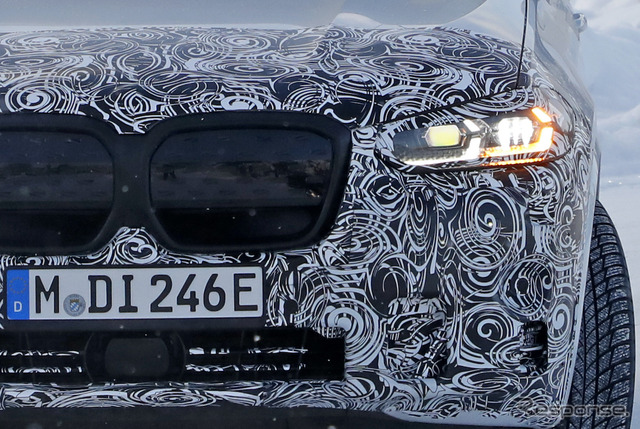 BMW iX3 改良新型プロトタイプ(スクープ写真)