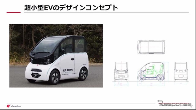 生産に向けた試作車のデザインコンセプト