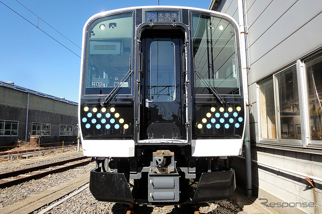 JR東日本 E131系 房総・鹿島むけ新型車両 ワンマン対応車(幕張車両センター 2021年2月18日撮影)