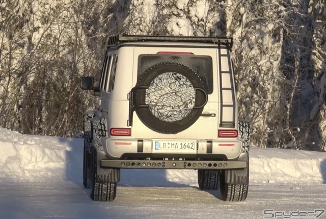 メルセデスベンツ G500/G550 4x4スクエアード 次期型プロトタイプ スクープ写真