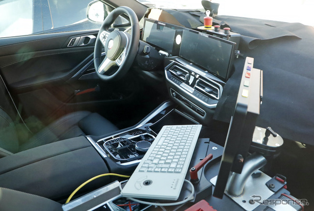 BMW X6 改良新型プロトタイプ(スクープ写真)