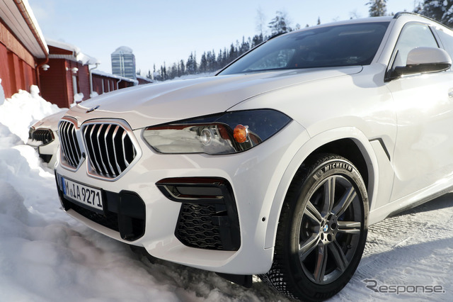 BMW X6 改良新型プロトタイプ(スクープ写真)