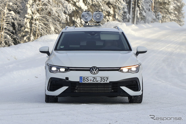VW ゴルフRヴァリアント 新型プロトタイプ(スクープ写真)