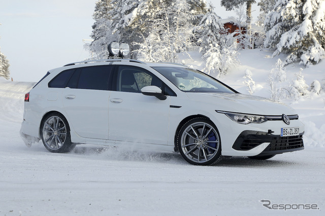 VW ゴルフRヴァリアント 新型プロトタイプ(スクープ写真)