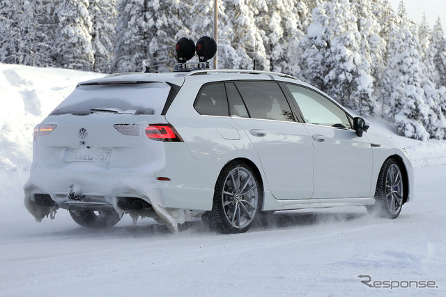 VW ゴルフRヴァリアント 新型プロトタイプ(スクープ写真)