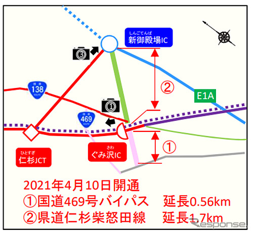 国道469号バイパス・県道仁杉柴怒田線