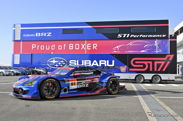 SUBARU BRZ GT300 シェイクダウン