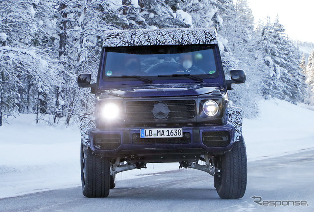 メルセデスベンツ G500/G550 4×4スクエアード 後継モデル(スクープ写真)