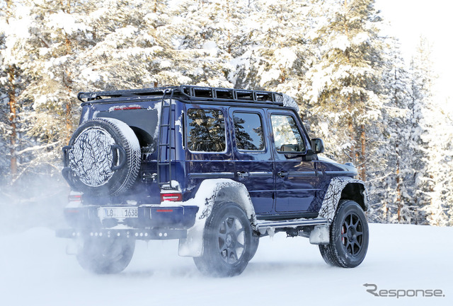 メルセデスベンツ G500/G550 4×4スクエアード 後継モデル(スクープ写真)
