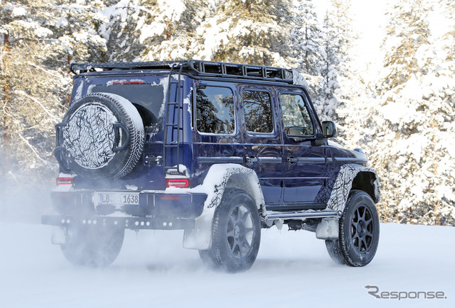 メルセデスベンツ G500/G550 4×4スクエアード 後継モデル(スクープ写真)
