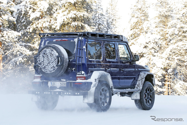 メルセデスベンツ G500/G550 4×4スクエアード 後継モデル(スクープ写真)