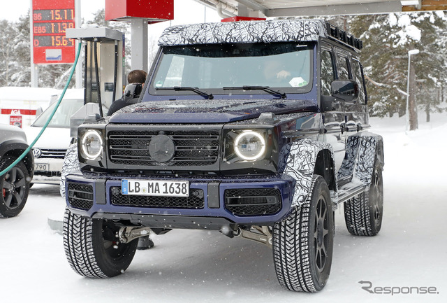 メルセデスベンツ G500/G550 4×4スクエアード 後継モデル(スクープ写真)