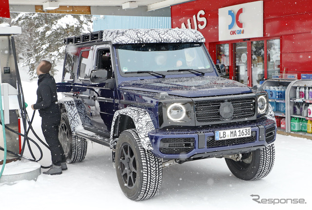 メルセデスベンツ G500/G550 4×4スクエアード 後継モデル(スクープ写真)