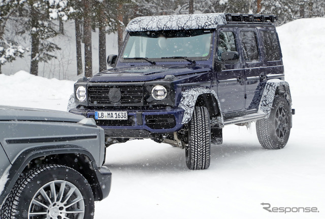 メルセデスベンツ G500/G550 4×4スクエアード 後継モデル(スクープ写真)