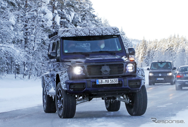 メルセデスベンツ G500/G550 4×4スクエアード 後継モデル(スクープ写真)