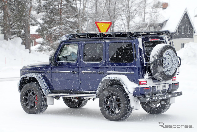 メルセデスベンツ G500/G550 4×4スクエアード 後継モデル(スクープ写真)