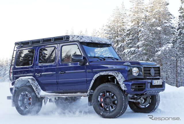 メルセデスベンツ G500/G550 4×4スクエアード 後継モデル(スクープ写真)
