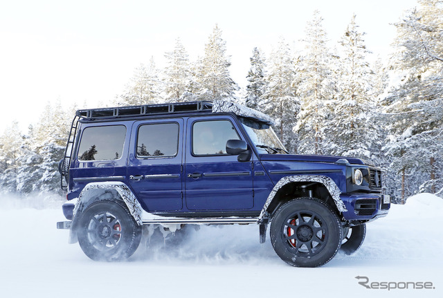 メルセデスベンツ G500/G550 4×4スクエアード 後継モデル(スクープ写真)