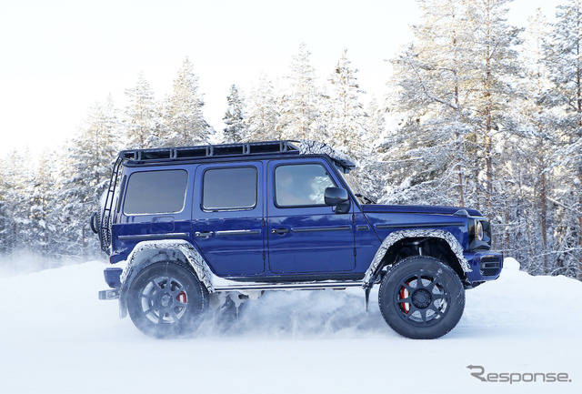 メルセデスベンツ G500/G550 4×4スクエアード 後継モデル(スクープ写真)