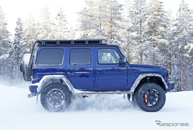 メルセデスベンツ G500/G550 4×4スクエアード 後継モデル(スクープ写真)
