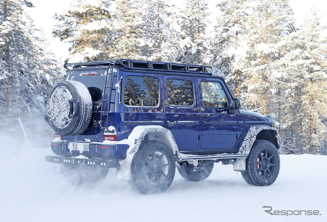 メルセデスベンツ G500/G550 4×4スクエアード 後継モデル(スクープ写真)