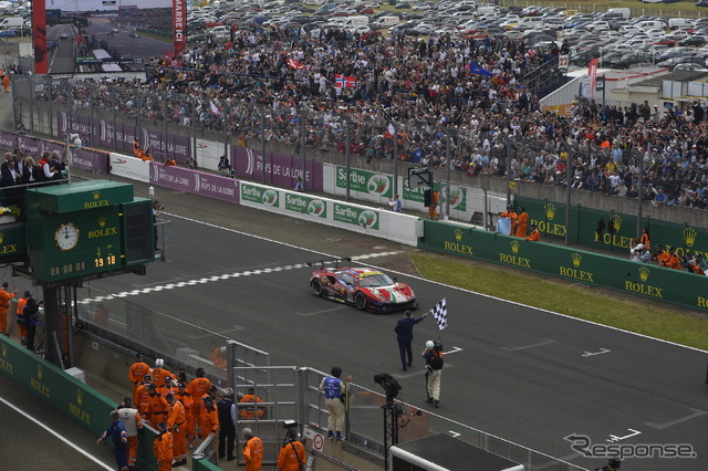 フェラーリは現行WECではGTカテゴリーで活躍を続けている(写真は2019年のルマン)。