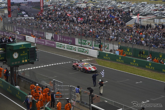 フェラーリは現行WECではGTカテゴリーで活躍を続けている（写真は2019年のルマン）。