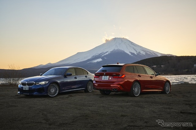 アルピナ DS 3 リムジーネ(左)、ツーリング(右)