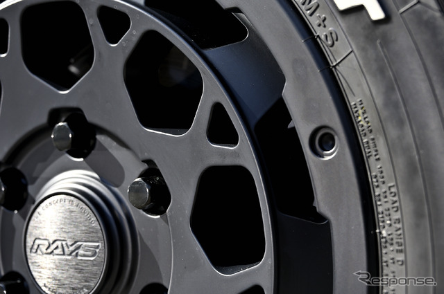 レイズ【チームデイトナ M9 BLACK EDITION】推奨サイズ:16×6.5J Inset38/カラー:セミグロスブラック/タイヤサイズ:215/65R16