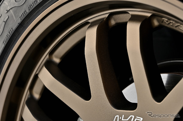 レイズ【A・LAP-07X】推奨サイズ:18×8J Inset38/カラー:ブロンズ/タイヤサイズ:225/50R18