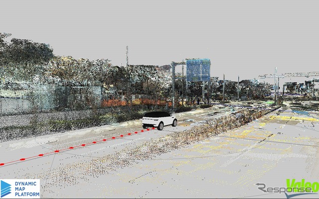 自動運転向けHDマップのイメージ